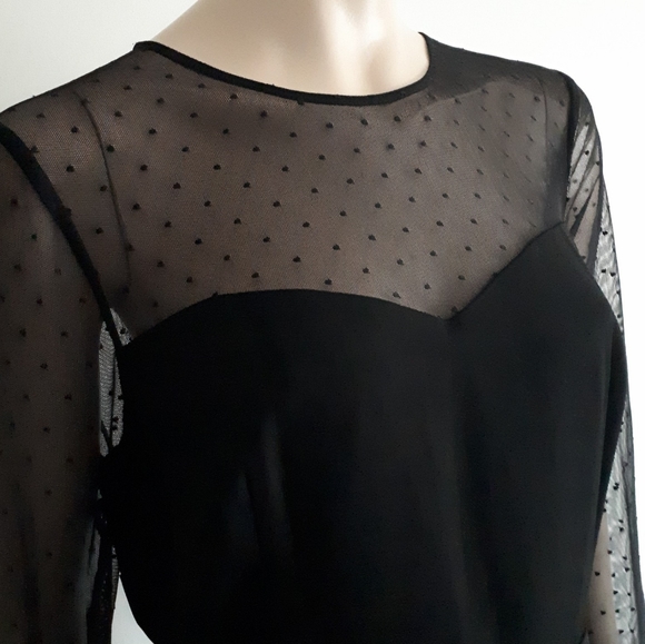 Hobbs London | Fitted Crepe and Lace Dress - Picture 6 of 14